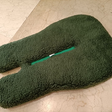 Salvacruz MEHIS borreguillo sintético, color verde - Imagen 1