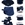 Set accesorios Cuddle pony HKM Sports Equipment Mantilla, orejeras, vendas, protectores y campanas color azul marino - Imagen 1