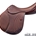 Silla salto PESSOA TOMBOY, color oak brown/rojo, 16 1/2" - Imagen 1