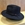 Sombrero BEIRETS de lana impermeable color marrón oscuro - Imagen 1