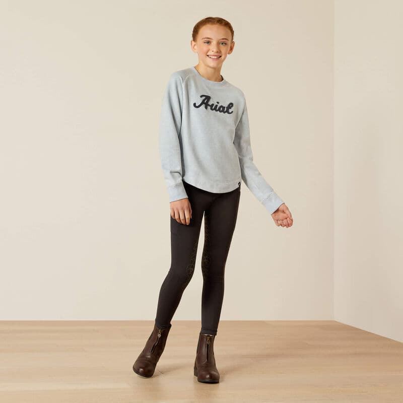 Sudadera ARIAT niñ@ unisex Benicia color gris azulado (tallaje infantil) - Imagen 3