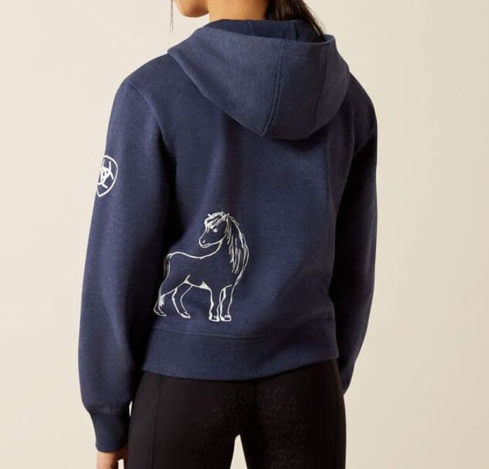 Sudadera ARIAT niñ@ UNISEX Spiffy color azul marino (tallaje infantil) - Imagen 3