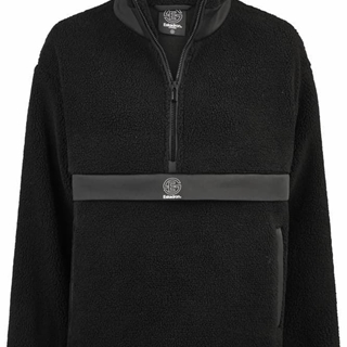 Sudadera ESKADRON borreguillo negro tejido interior polar - Imagen 1