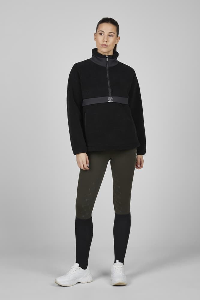 Sudadera ESKADRON borreguillo negro tejido interior polar - Imagen 2