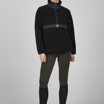 Sudadera ESKADRON borreguillo negro tejido interior polar - Imagen 2