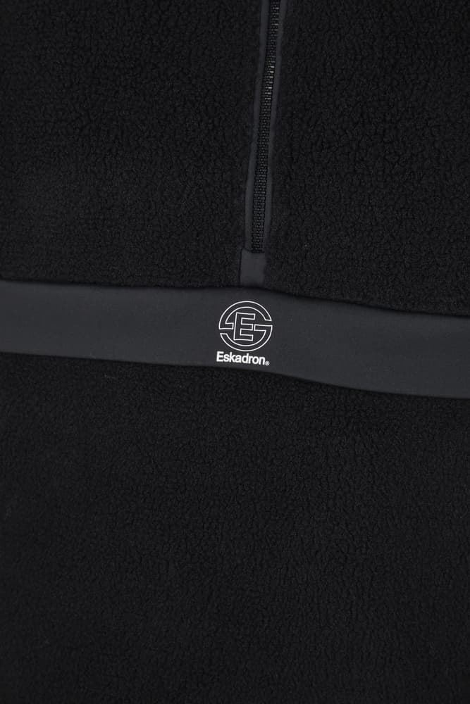 Sudadera ESKADRON borreguillo negro tejido interior polar - Imagen 4