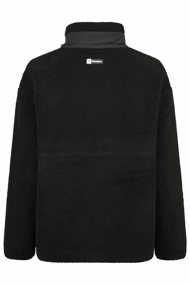 Sudadera ESKADRON borreguillo negro tejido interior polar - Imagen 8