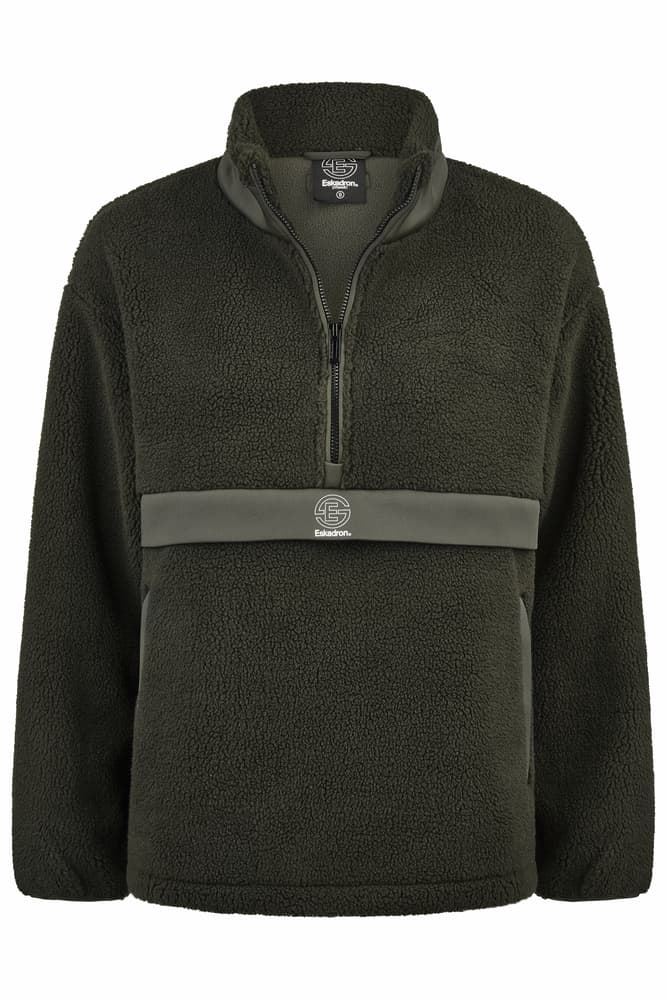 Sudadera ESKADRON borreguillo verde tejido interior polar - Imagen 1