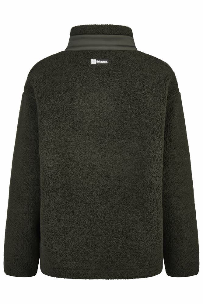 Sudadera ESKADRON borreguillo verde tejido interior polar - Imagen 4