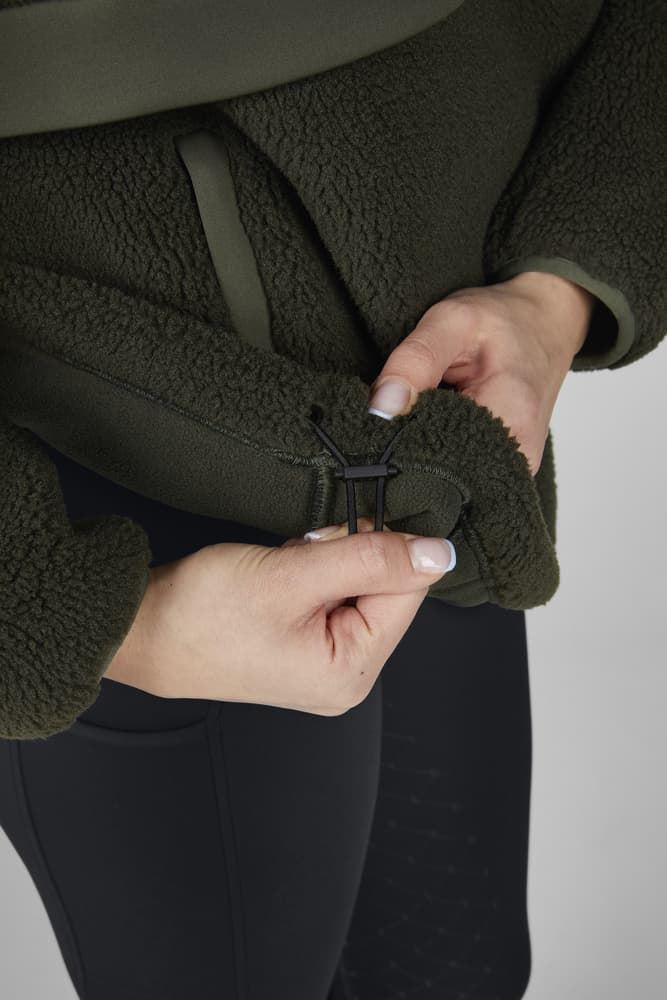 Sudadera ESKADRON borreguillo verde tejido interior polar - Imagen 5