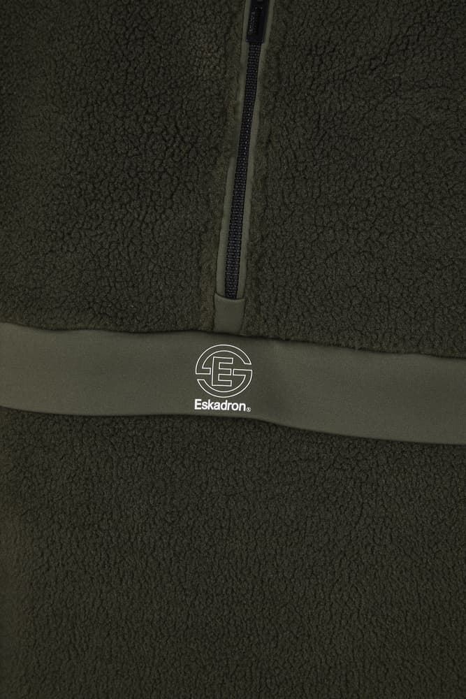 Sudadera ESKADRON borreguillo verde tejido interior polar - Imagen 6
