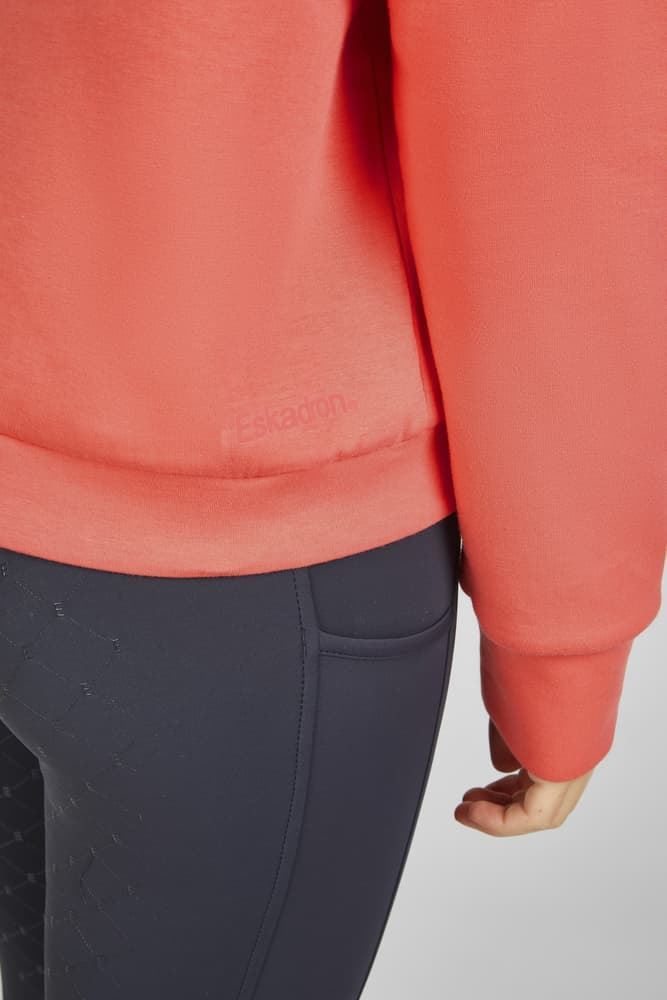 Sudadera ESKADRON Classic Sport color coral - Imagen 6