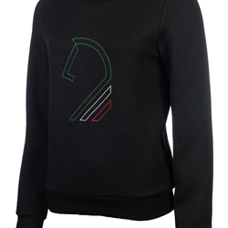 Sudadera HKM Sports Equipment LAURIA GARRELLI color negro TALLA L - Imagen 2