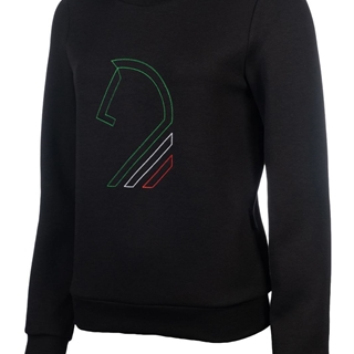 Sudadera HKM Sports Equipment LAURIA GARRELLI color negro TALLA L - Imagen 2