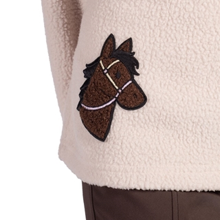 Sudadera HKM Sports Equipment unisex borreguillo beige TALLA 9-11 años - Imagen 2