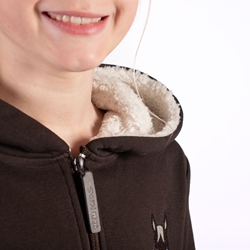 Sudadera HKM Sports Equipment unisex color marrón TALLA 11-13 años - Imagen 2