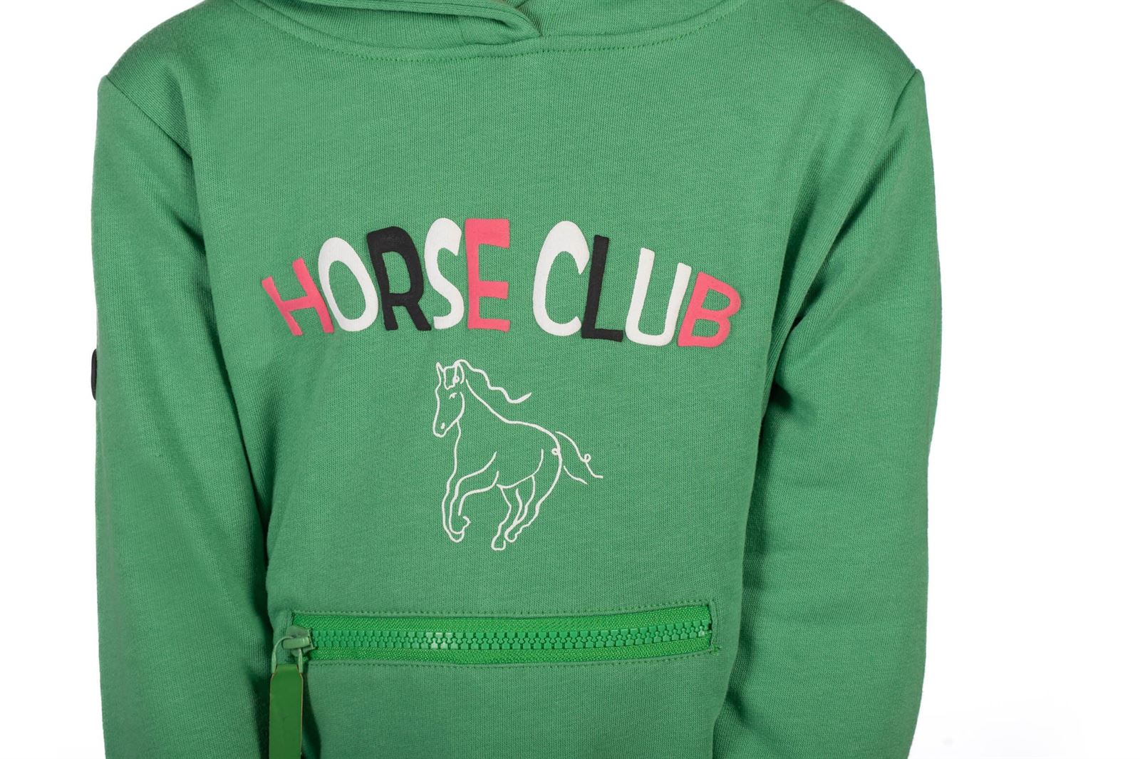 Sudadera HKM Sports Equipment unisex Maui color verde TALLA 7-9 años - Imagen 2