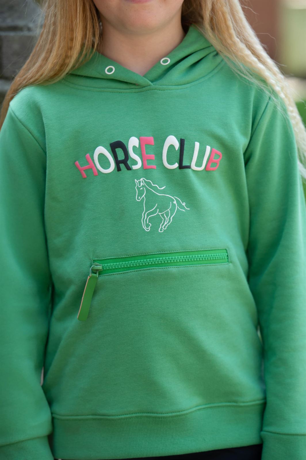 Sudadera HKM Sports Equipment unisex Maui color verde TALLA 9-11 años - Imagen 5