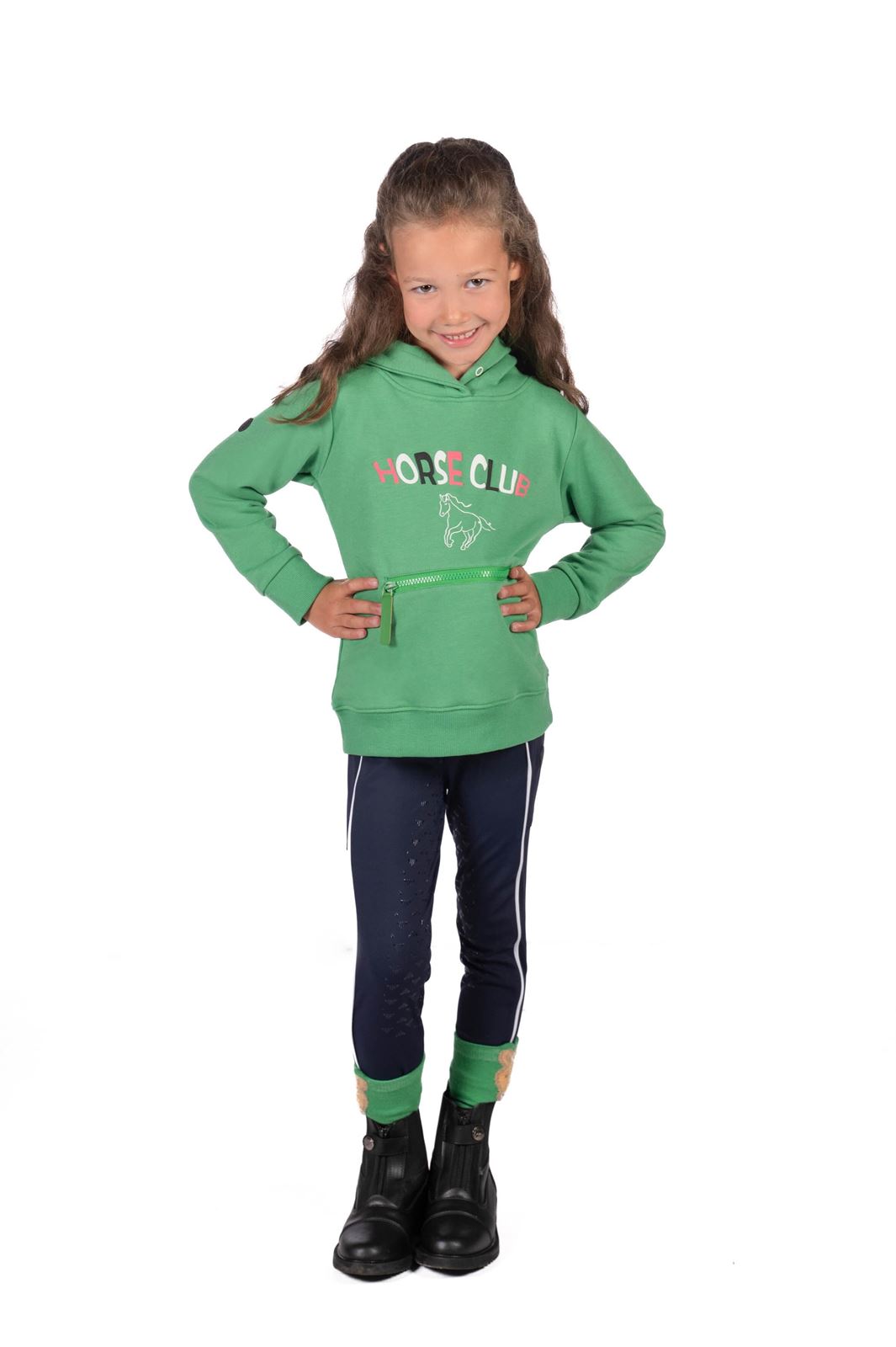Sudadera HKM Sports Equipment unisex Maui color verde TALLA 9-11 años - Imagen 6