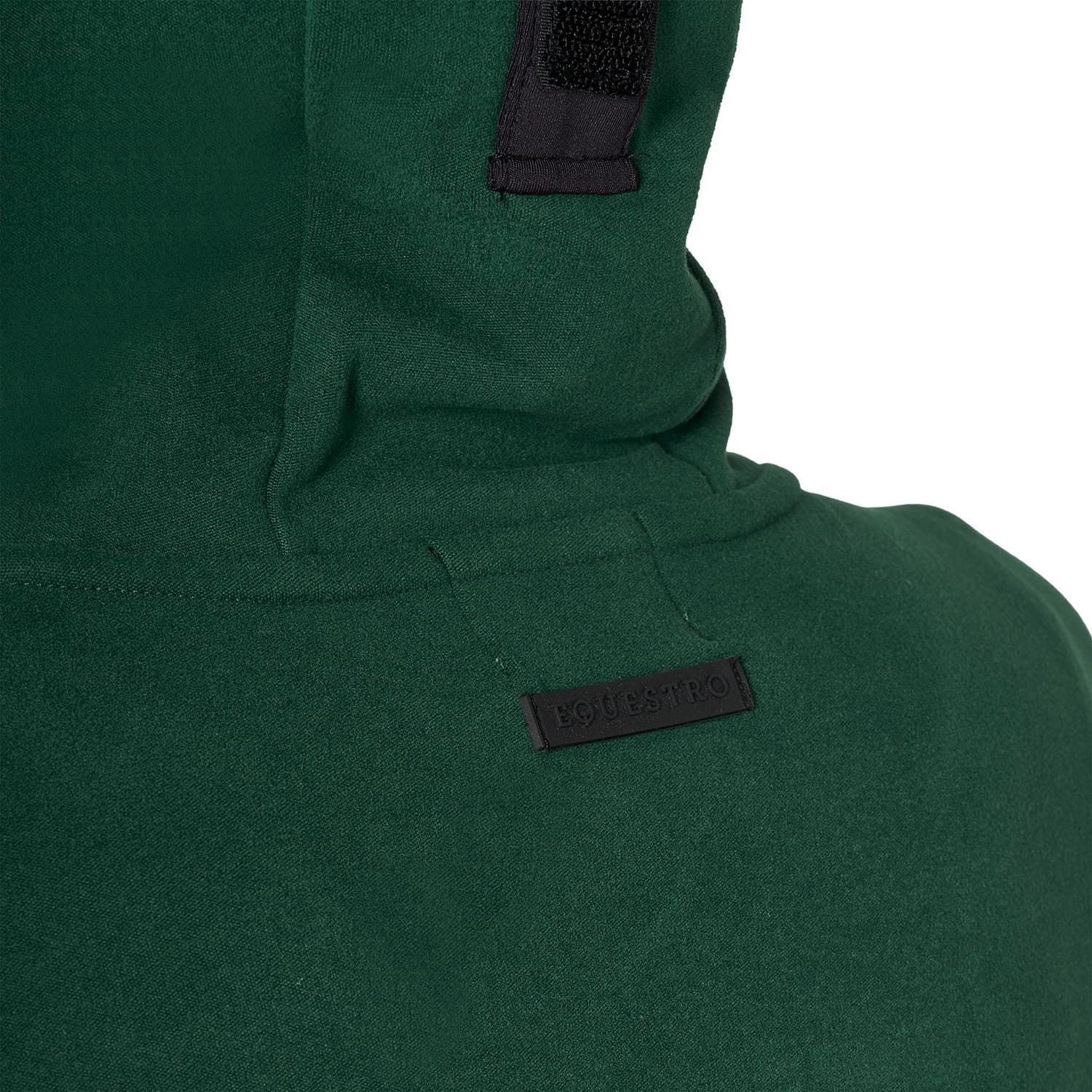 Sudadera mujer EQUESTRO cremallera polar color verde botella - Imagen 4