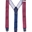 Tirantes MIGUEL BELLIDO, lona color granate - Imagen 1
