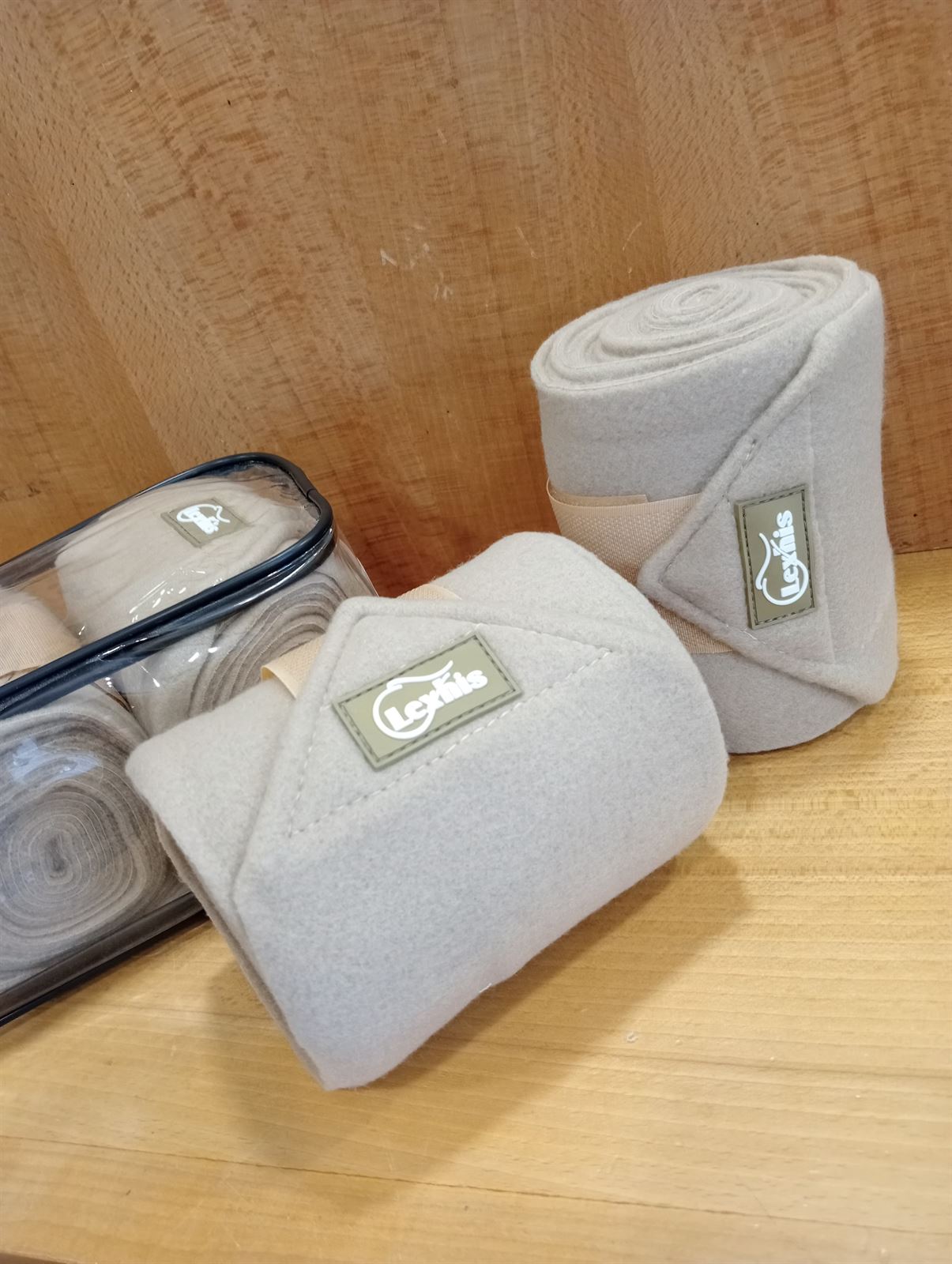 Vendas LEXHIS polar, juego de 4, color café con leche, 3 metros - Imagen 1