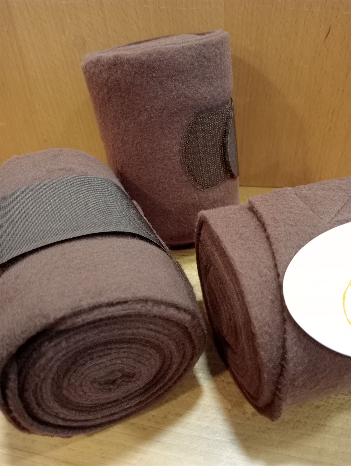 Vendas ZALDI polares, 2,5 metros, juego de 4, color marrón - Imagen 2