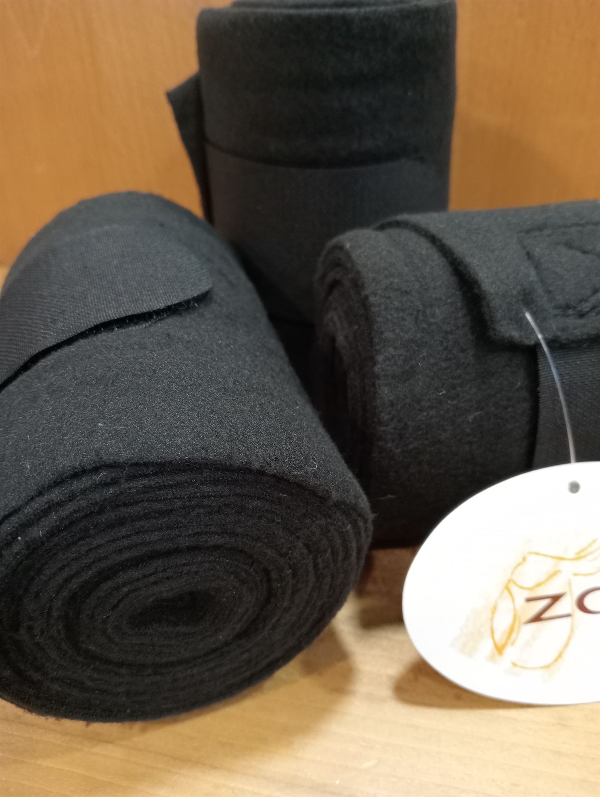 Vendas ZALDI polares, 2,5 metros, juego de 4, color negro - Imagen 1