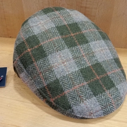 Visera BEIRETS de lana cuadros verde/camel/caldero - Imagen 2