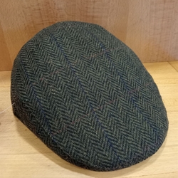 Visera BEIRETS de lana espiguilla tono verde - Imagen 1