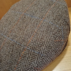 Visera BEIRETS de lana espiguilla tonos tabaco - Imagen 2