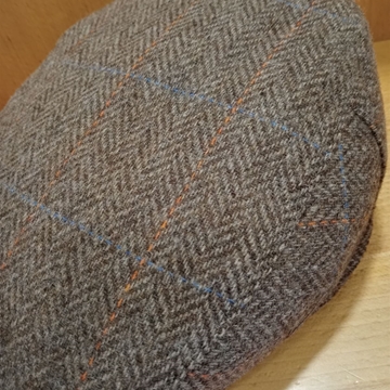 Visera BEIRETS de lana espiguilla tonos tabaco - Imagen 2